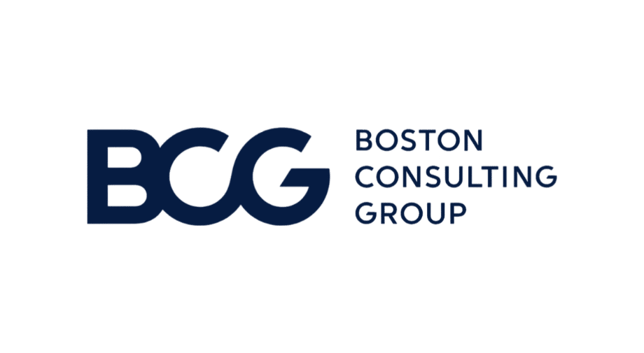 bcg logo blå